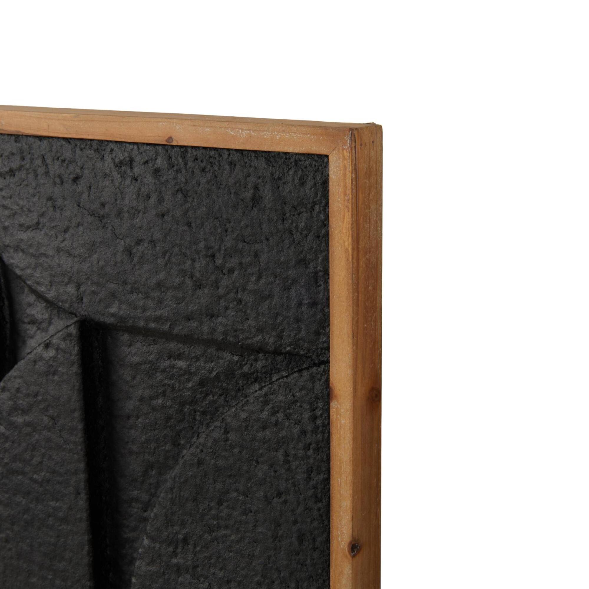 16" x 31.5" Black Metal Geometric Wall Décor, 2ct.
